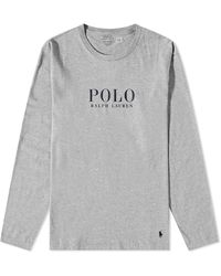 Polo Ralph Lauren - Long Sleeve Logo Lounge T-Shirt - Lyst