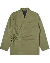 Universal Works - Twill/Sherpa Reversible Kyoto Work Jacket - Lyst