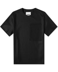 Jil Sander - Patch Pocket Zip T-Shirt - Lyst