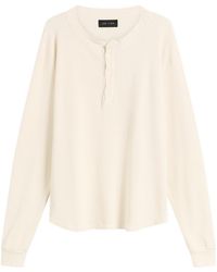 Les Tien - Thermal Baseball Henley - Lyst