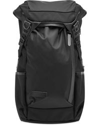 master-piece - Potential Leather Trim Backpack - Lyst
