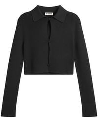 Jil Sander - Button Front Cardigan - Lyst