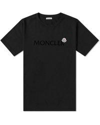 Moncler - Logo Badge T-Shirt - Lyst