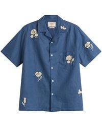 Portuguese Flannel - Embroidery Nature Ramie Vacation Shirt - Lyst