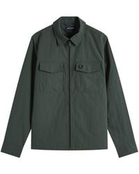 Fred Perry - Zip Through Overshirt - Lyst