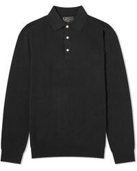 Beams Plus - 12G Knit Long Sleeve Polo Shirt - Lyst