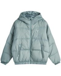Aape By A Bathing Ape - Aape Now Camo Badge Hooded Down Jacket - Lyst