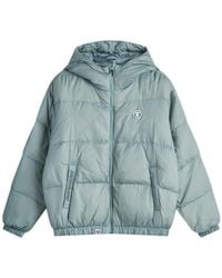 Aape By A Bathing Ape - Aape Now Camo Badge Hooded Down Jacket - Lyst