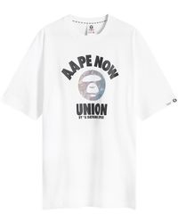 Aape By A Bathing Ape - Aape Union Moonface T-Shirt - Lyst