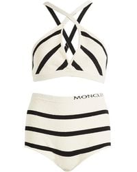Moncler - Stripe Bikini Set - Lyst