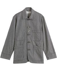 Universal Works - Hickory Stripe Original Bakers Jacket - Lyst