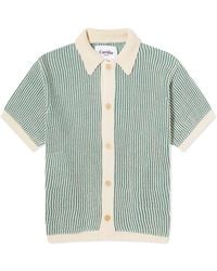 Corridor NYC - Plated Knit Short Sleeve Shirt - Lyst