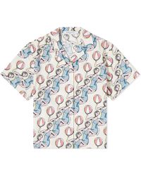 Maison Kitsuné - Dancing Girls Print Cap Sleeve Shirt - Lyst