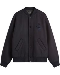 A.P.C. - Micka Varsity Jacket - Lyst