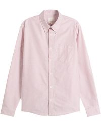 A.P.C. - Button Down Stripe Shirt - Lyst