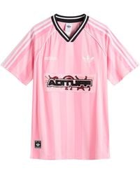 adidas - Striped Jersey - Lyst