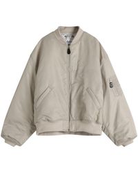 ANGLAN - End. X Parachute Ruched Bomber Jacket - Lyst