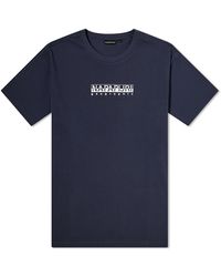 Napapijri - Box Logo T-Shirt - Lyst