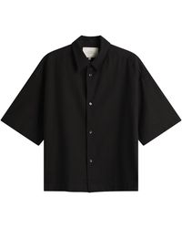 Studio Nicholson - Sanko Cotton Linen Boxy Shirt - Lyst