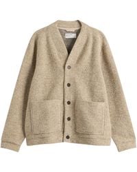 Universal Works - Wool Fleece Advance Cardigan - Lyst