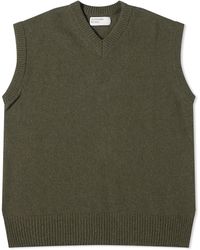 Universal Works - Eco Wool Knit Vest - Lyst