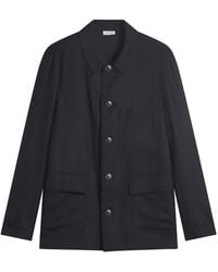Dries Van Noten - Pinstripe Worsted Wool Jacket - Lyst