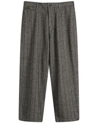 Engineered Garments - Herringbone Wool Officer Pant - Lyst