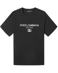 Dolce & Gabbana - Logo Crew Neck T-Shirt - Lyst