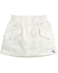 Calvin Klein - Bomber Jacket Mini Skirt - Lyst