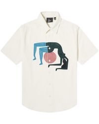by Parra - Yoga Balled Short Sleeve Shirt - Lyst