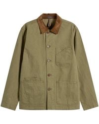 Drake's - Twill Fatigue Jacket - Lyst