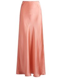 RIXO London - Ardith Silk Midi Skirt - Lyst