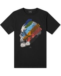 Paul Smith - Skull Stripe T-Shirt - Lyst