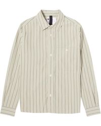 MHL by Margaret Howell - Overall Stripe Overshirt - Lyst
