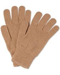 Sunspel Recycled Cashmere Glove - Natural