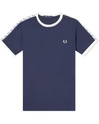 Fred Perry - Taped Ringer T-Shirt - Lyst