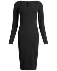 Skims - Smooth Layers Long Sleeve Midi Dress - Lyst