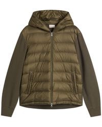 Moncler - Hybrid Zip Through Hooded Jacket - Lyst