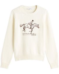 Sporty & Rich - Horse Knitted Sweater - Lyst