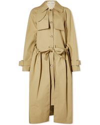 JW Anderson - Gathered Waist Trench Coat - Lyst
