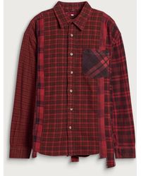 Needles - 7 Cuts Overdyed Flannel Shirt - Lyst