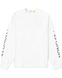 Moncler - Genius X Hyke Long Sleeve Logo T-Shirt - Lyst
