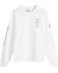 CASABLANCA - Fuji Dream Screen Printed Long Sleeve T-Shirt - Lyst
