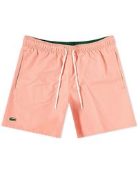 lacoste swim shorts green