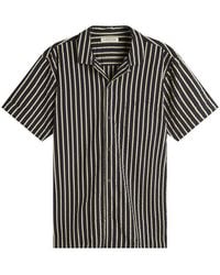 YMC - Malick Seersucker Stripe Vacation Shirt - Lyst