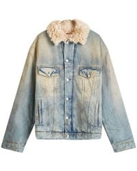 Acne Studios - Oversized Lined Denim Jacket - Lyst