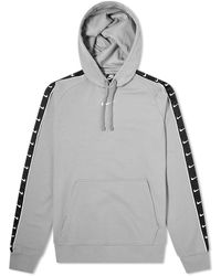 Nike Repeat Taped Popover Hoody - Gray