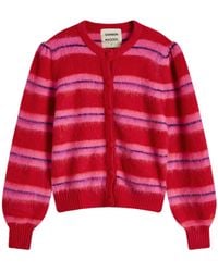 Damson Madder - Cece Stripe Cardigan - Lyst