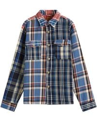 Human Made - Crazy Check L/S Shirt - Lyst