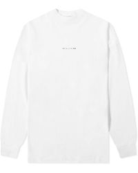 1017 ALYX 9SM Long Sleeve Visual T-shirt - White